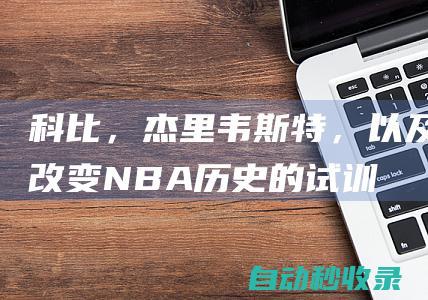 科比，杰里-韦斯特，以及改变NBA历史的试训|大卫·韦斯特|湖人|篮网队|乔丹