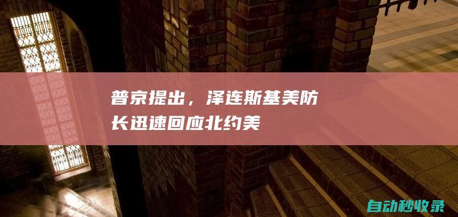 普京提出，泽连斯基、美防长迅速回应|北约|美防长